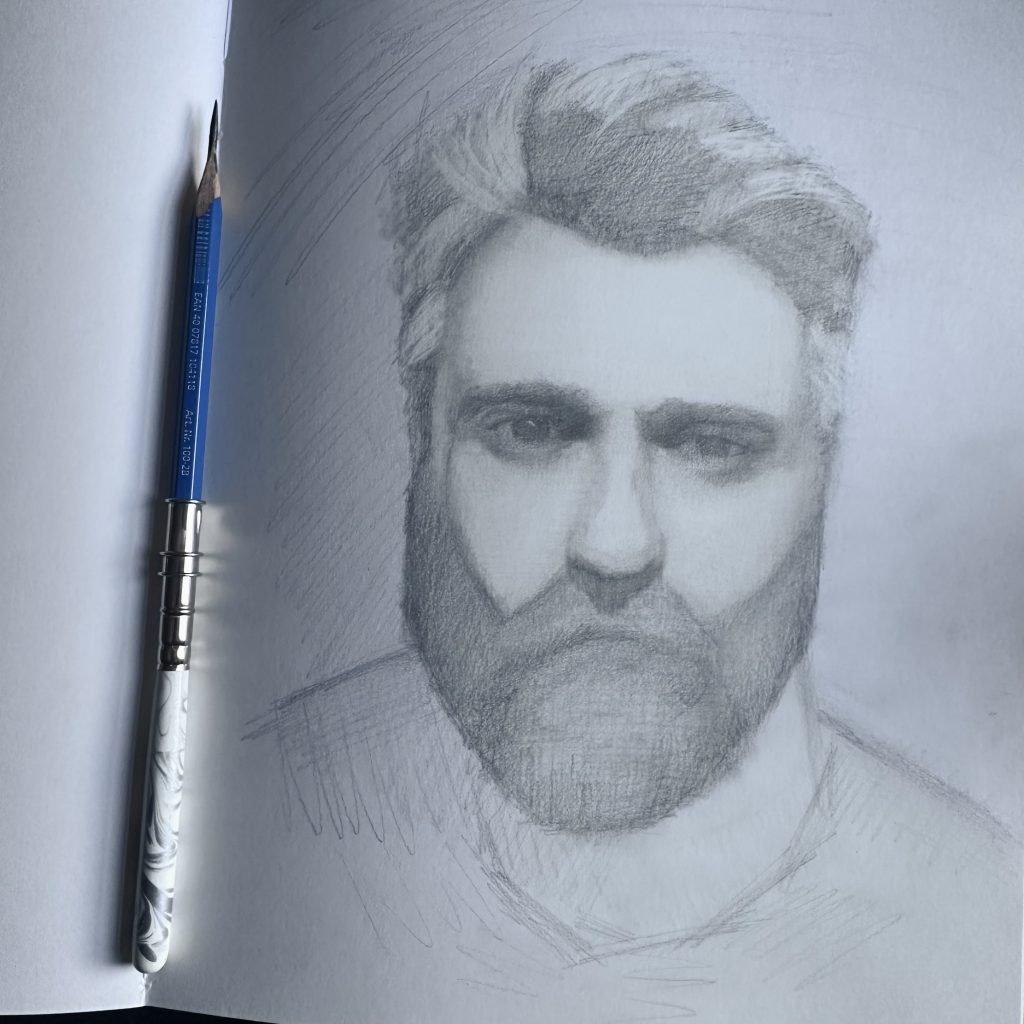 portrait pencil drawing